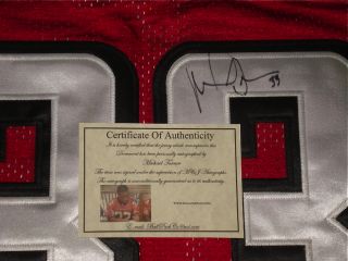 Michael Turner Autographed Football Falcons w Proof