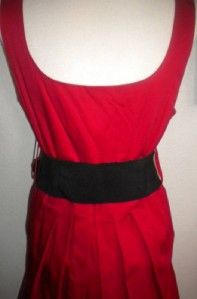 Maurices Studio Y Jrs Sz 13 14 Red Belted Sheath Dress