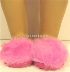 DOLL BUNNY SLIPPERS fits American Girl or 18 Dolls