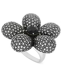 Genevieve & Grace Sterling Silver Ring, Onyx (2 9/10 ct. t.w.) and