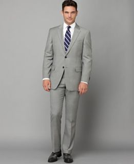 Tommy Hilfiger Suit Separates, Grey Sharkskin Slim Fit