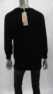 Michael Michael Kors Giftables Misses Womens V Neck Sweater Sz L Black