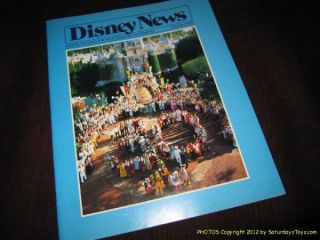 Winter 1984 1985 Walt Disney News Magazine Disneyland 30th Anniversary
