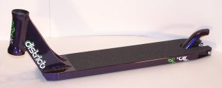 V2I Deck Integrated Scooter Metallic Purple Grip Tape Brake New