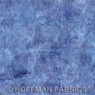 FQ Hoffman Bali Batiks Handpaints Square Texture Periwinkle Fat