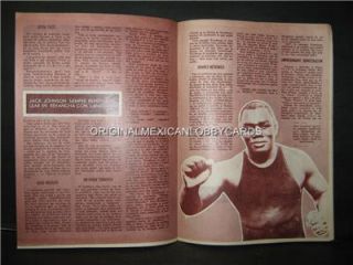 Raul Cruz Photocover Mexican Boxing Magazine 1972