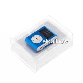4GB Micro SD Card Reader Fashion Design OLED  Player Blue