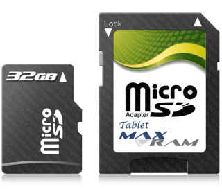 32GB Micro SD Memory Card SD Adapter for Kobo Vox Tablet More