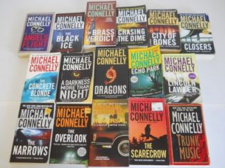 16 Michael Connelly Detective Crime Thriller Books Harry Bosch Mickey