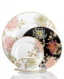 Marchesa by Lenox Dinnerware, Painted Camellia Rim Soup Bowl   Fine