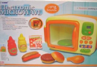Electronic Childrens Toy Microwave Oven Play Kitchen