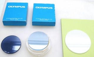 Lot of 3 New Olympus Microscope Objective Lens