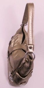 Michael Michael Kors Purse Riley Bronze Leather Large Shoulder Bag