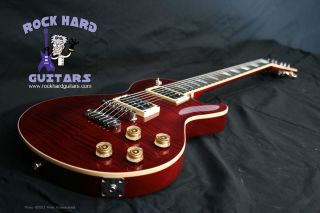 Dean USA Thoroughbred Single Cut Trans Cherry w Gibson Les Paul Sig