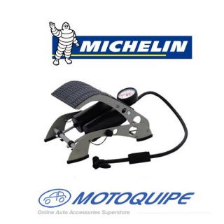 MICHELIN DOUBLE BARREL FOOT PUMP TYRE TIRE SCOOTER BIKE BICYCLE