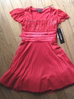 Dress Party Satin Sequins Glitter My Michelle Size 8 12 Holiday