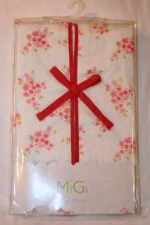 Migi Red Pink White Diaper Stacker 100 Cotton 15x15x8