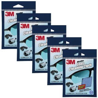 3M Microfiber Cleaning Cloth 5 Pack Lens Electronics Camera