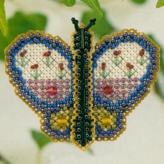 Butterfly Bead Ornament Kit Mill Hill 2002 Spring Bouquet