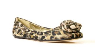 Coach Mimsy Ocelot Printed Ballet Flat Shoes 7 5 B New