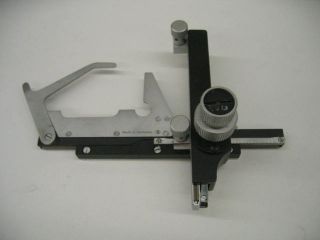 Leitz Wetzlar Microscope Slide Holder w 2 Axis Adjust