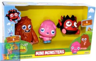 Moshi Mini Monsters Furi Poppet Diavlo 3 Posable Figures