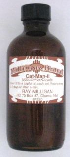 Cat Man ll Bobcat Lure Milligan Brand Bobcat Lure 4oz