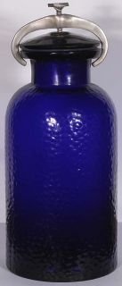 Millville Style Half Gallon Fruit Jar Cobalt Blue