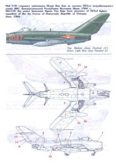Print Scale Decals 1 48 Mikoyan MIG 17 Fresco Russian Fighter Part 1