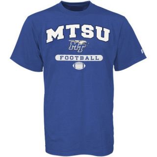 Russell Middle Tennessee State Blue Raiders Royal Blue Football T