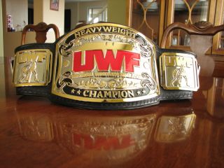 Real Dave Millican Made UWF Heavyweight Championship Belt NWA WWE