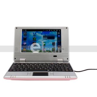 New 7 Mini Laptop Netbook Via 8650 800MHz Android 2 2 2GB 256MB WiFi