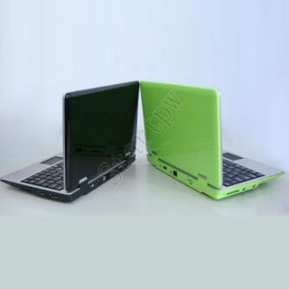 Green Android 4 0 7 Netbook Mini Laptop Notebook WiFi Camera 512M 4GB