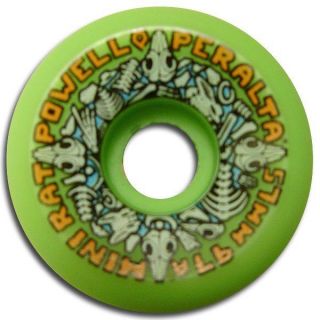 Powell Peralta Mini Rats Skateboard Wheels 57mm 97A Green