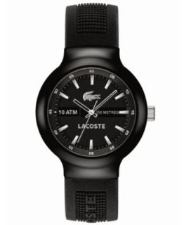Lacoste LVE Watch, Mens Chronograph Borneo Gray Logo Silicone Strap