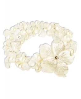 97 3/4 ct. t.w.) Three Strand Flower Bracelet   Bracelets   Jewelry