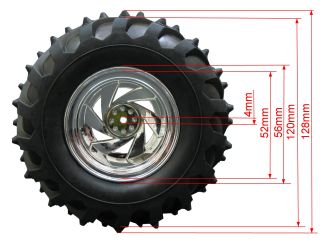 Monster Rims Tires Wheels MRF 1 10 Offroad Pimp