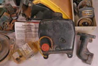 of Vintage Used Small Engine Lawn Mower String Trimmer Parts