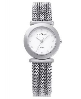 Skagen Denmark Watch, Womens Stainless Steel Mesh Expansion Bracelet