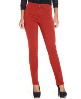 Not Your Daughters Jeans, Sheri Skinny Printed Jeans, Red Wash