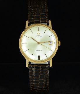 Vintage Mens Omega 18 Solid Gold Seamaster 565 Automatic Movement with