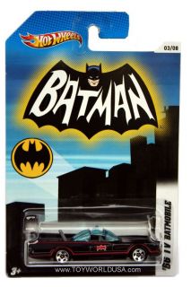 2012 Hot Wheels Batman Commemorative Edition 1966 TV Batmobile