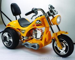 Big Motorcycle 12V Power Kid Ages 3 7 Ride on Wheels YW