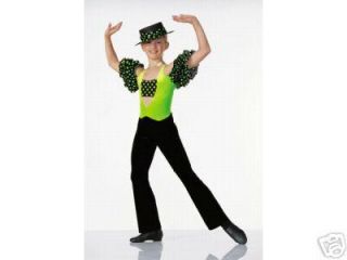 Pete 80 Jazz Tap Pageant Outfit Competition Latin Conga Dance Costume