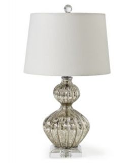 Regina Andrew Table Lamp, Mercury Glass Ripple