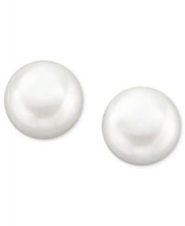 Pearl Earrings, 14k Gold Cultured Freshwater Pearl Stud Earrings (14mm