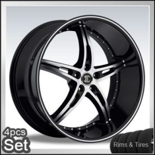22 inch Wheels and Tires Staggered Rims Altima Maxima Impala Lexus