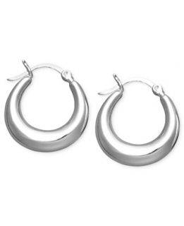 Giani Bernini Sterling Silver Earrings, Click Top Small Hoop Earrings