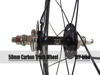 clincher carbon track bike wheels fixed gear single speed wheelset