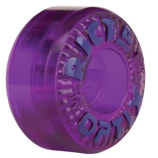 Ricta Optix 51mm Skateboard Wheels Clear Purple Skateboard